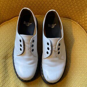 Dr. Martens Women’s 1461 Quad Leather Platform White Shoes New